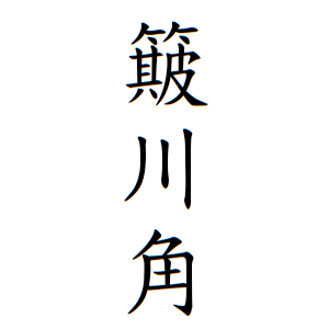 簸川角さんの名字の由来や読み方 全国人数 順位 名字検索no 1 名字由来net 日本人の苗字 姓氏99 を掲載